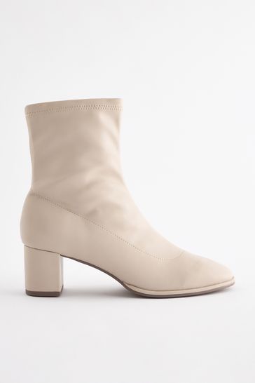 White sock fit ankle boots on sale