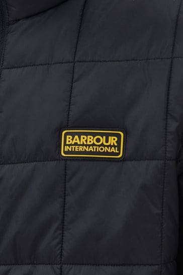 Barbour international oyster shop quilted island jacket