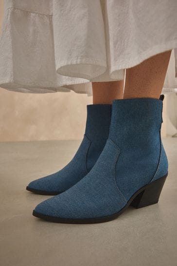 Next blue ankle boots clearance