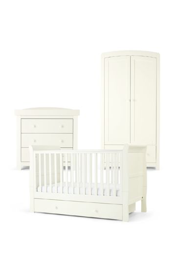 Buy Mamas Papas White Mia 3 Piece Furniture Cot Bed Range from