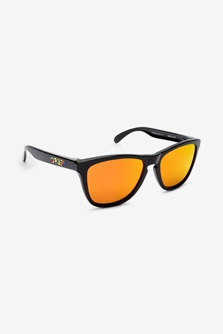 Oakley® Frogskins Valentino Rossi Signature Series Black Sunglasses