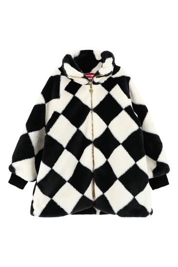 Supreme diamond faux fur jacket online