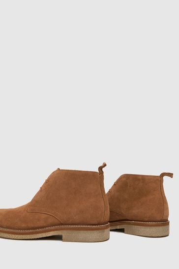 Buy Schuh Brown Georgie Chukka Boots from Next Luxembourg