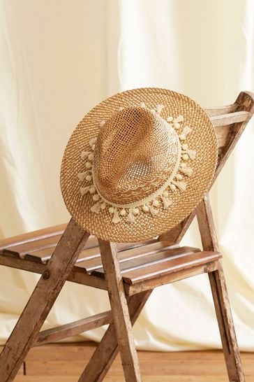 Natural new arrivals fedora hat