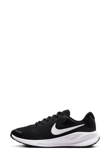 Buy Nike Black White Revolution 7 Road Running Trainers from Next
