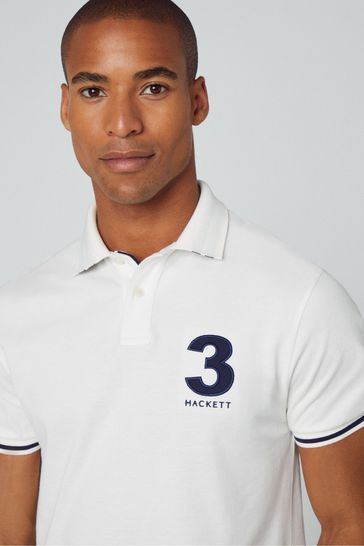 Hackett shop white polo