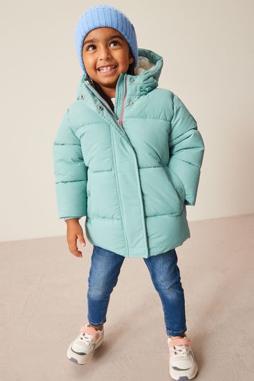 Buy Teal Blue Shower Resistant Padded Coat 3mths 7yrs from Next Estonia
