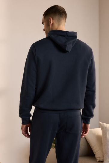 Buy Navy Blue Overhead Hoodie from Next Luxembourg