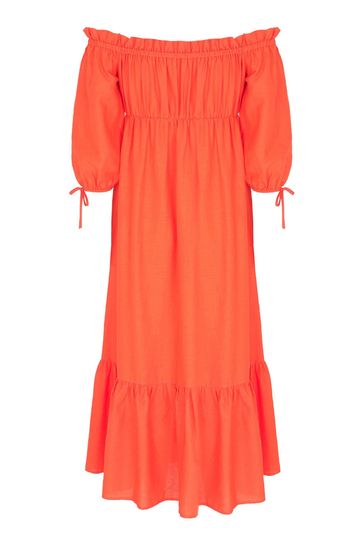 Mint velvet orange spot cheap dress