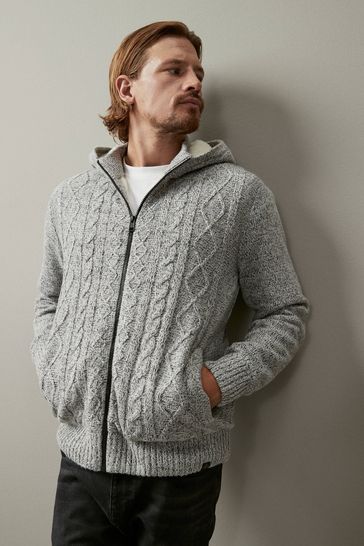Mens zip outlet through jacket