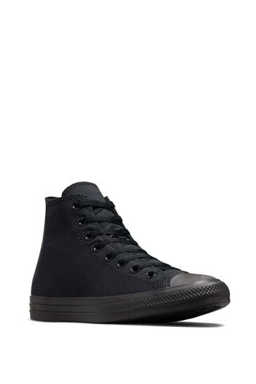 converse black high