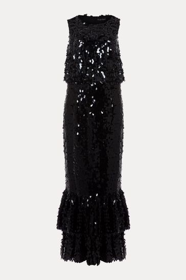 Phase eight sales black sequin dress
