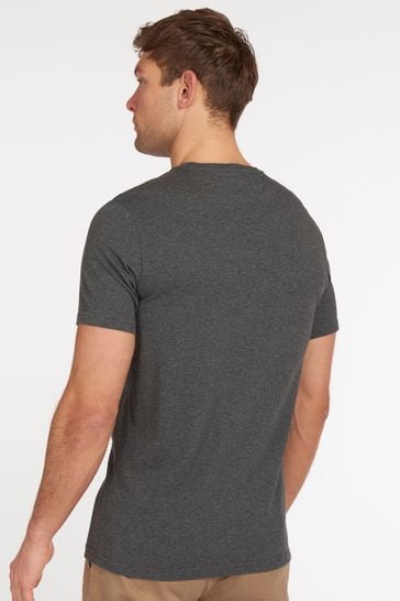 Barbour Grey Mens Sports T Shirt