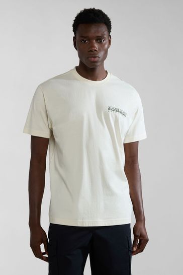 Napapijri Gouin White Short Sleeve T-Shirt