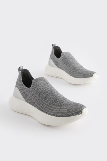 Buy Grey Active Sports Slip On Trainers from Next Netherlands