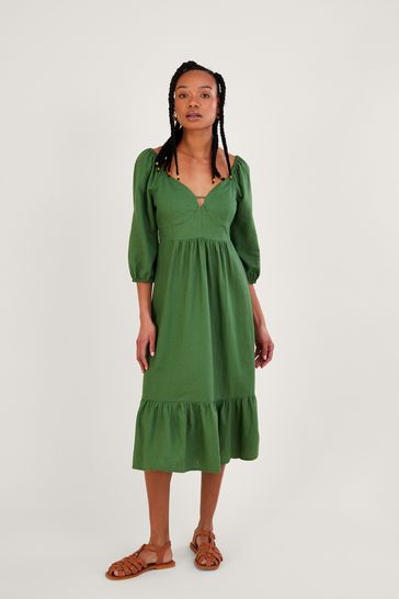 Melanie green dress sale