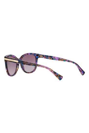 Purple coach sunglasses top