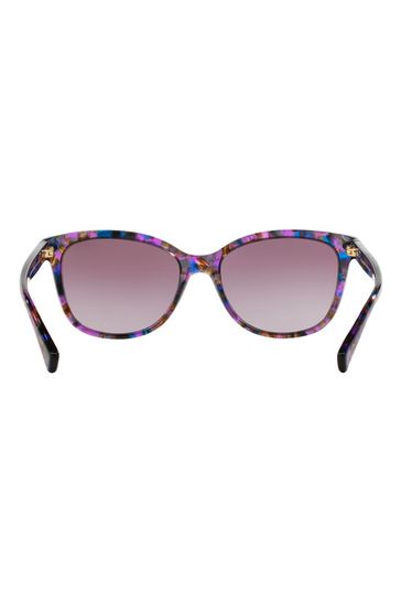 Coach purple sunglasses sales