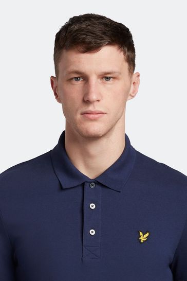Lyle and scott long sleeve clearance polo sale