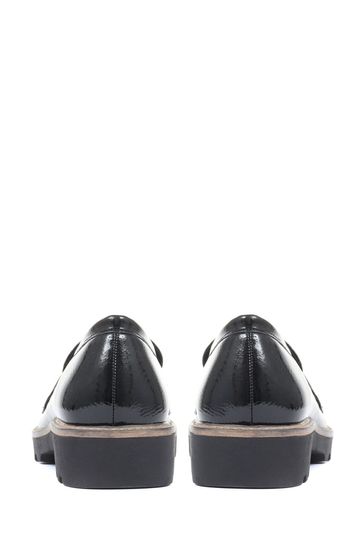 Buy Pavers Black Patent Ladies Loafers from Next Netherlands