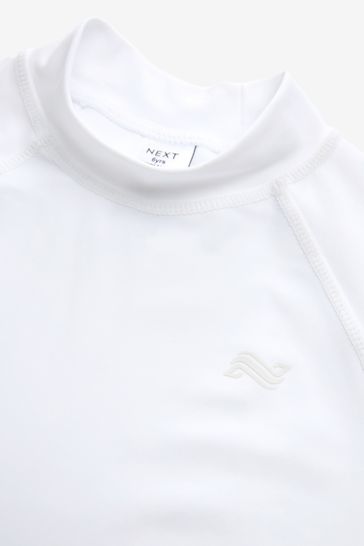 Boys white rash vest sales