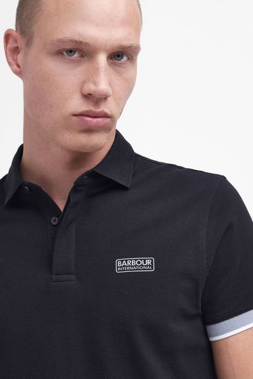 Black hotsell barbour polo