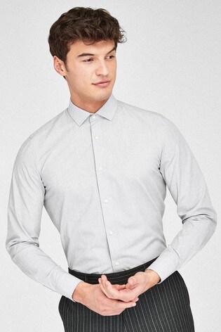 grey cotton shirt