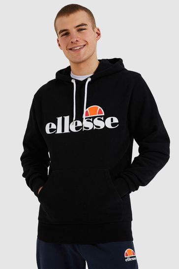 Buy Ellesse Black Gottero Hoodie from Next Luxembourg