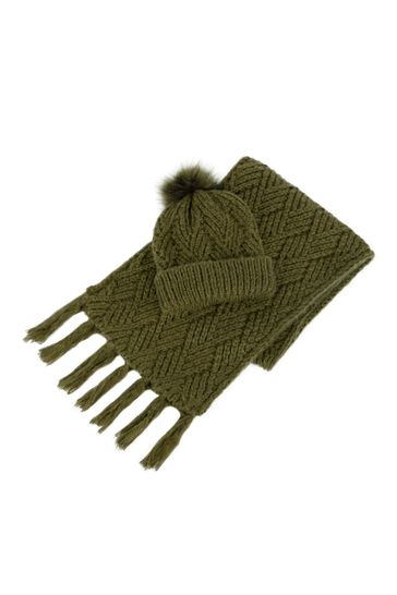 Next mens hat and scarf set best sale