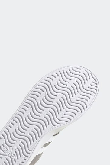 adidas Grey White Sportswear Vl Court 3.0 Kids Trainers
