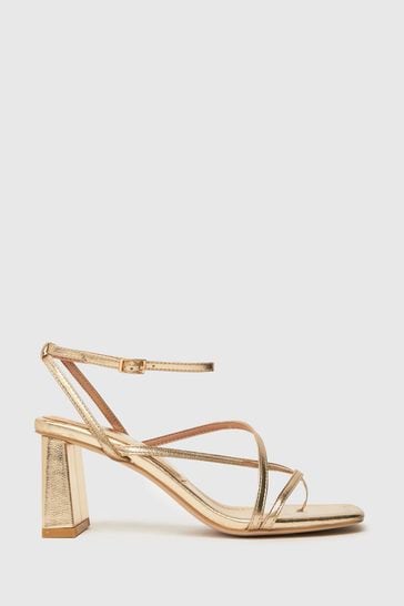 Schuh outlet gold heels