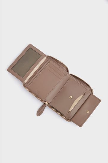 Osprey London The Medium Wentworth Italian Leather RFID Zip Round Purse