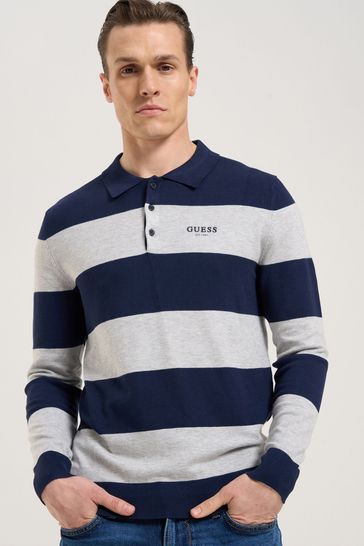 Buy Guess Royce Long Sleeve Polo Shirt from Next Sweden
