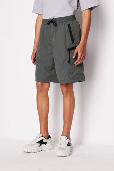 Armani Exchange Dark Grey Cargo Shorts