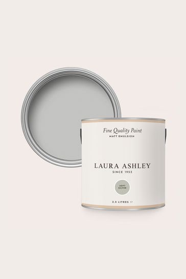 Laura Ashley Soft Silver Matte Emulsion 2.5Lt Paint