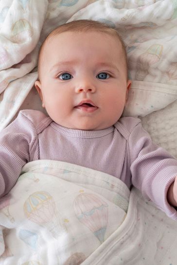 Buy aden anais Pink Animal Kingdom Organic Cotton Muslin Dream Blanket from Next United Arab Emirates