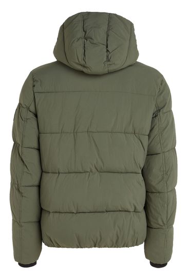 Green calvin klein jacket store
