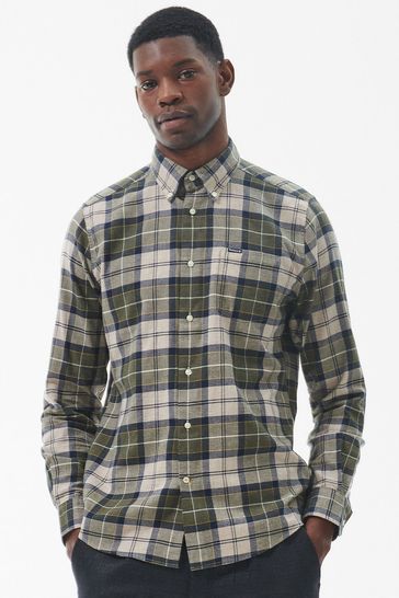 Barbour Green Fortrose Forest Shirt