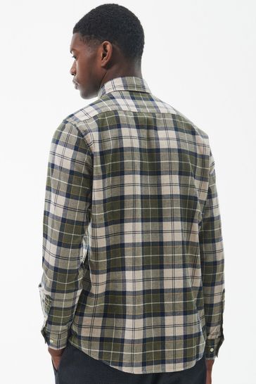 Green new arrivals barbour shirt