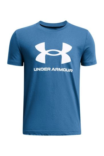 Under Armour Blue/White Sports Style Logo Trainers