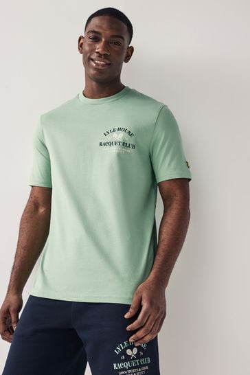 Lyle & Scott Racquet Club Graphic Print T-Shirt