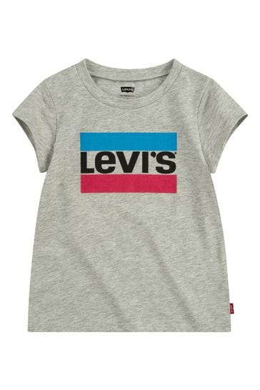 Levi's® Kids Grey Sportswear Logo T-Shirt