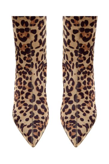Animal print hotsell sock boots