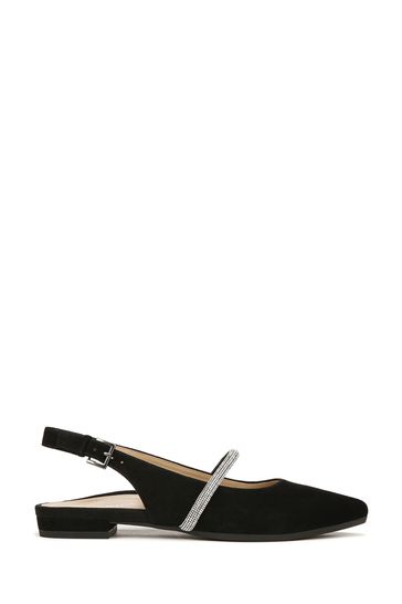Black suede slingbacks 2025