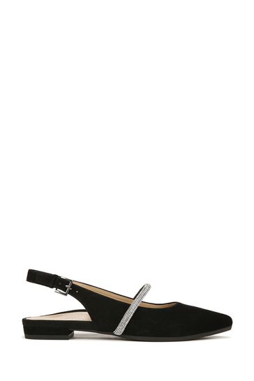 Vionic Presidio Suede Slingbacks Black Shoes