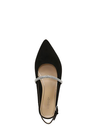 Buy Vionic Presidio Suede Slingbacks Black Shoes from Next Luxembourg