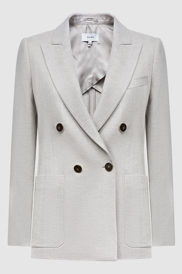 Double breasted blazer petite hotsell