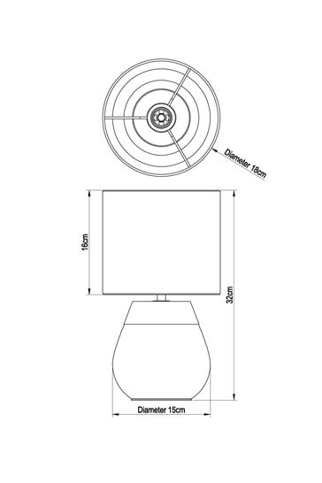 Navy clearance touch lamp