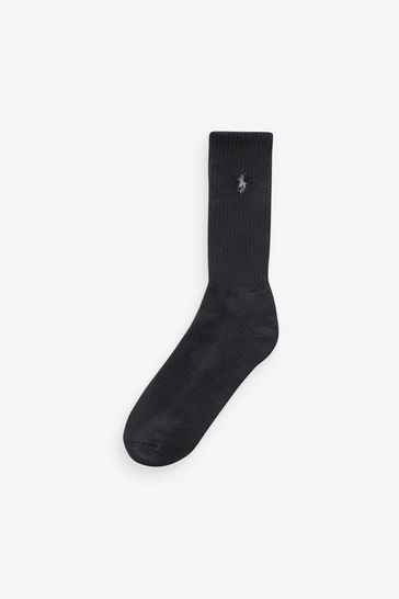 Buy Polo Ralph Lauren Mens Cotton Crew Socks 6 Pack from the Laura Ashley online shop
