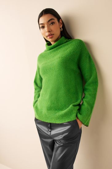 High neck hotsell wool jumper